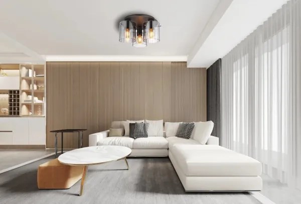 Plafonieră Globo 15904-3D TULIVAR 3xE27/40W/230V