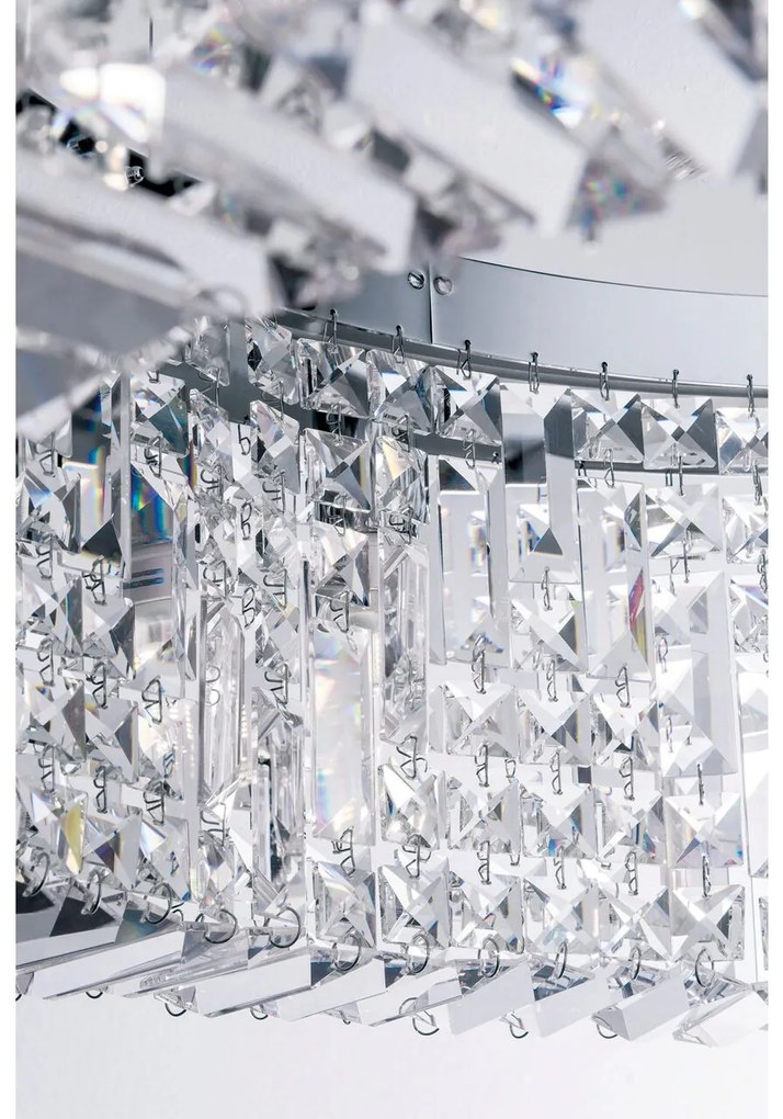 Lustra cristal Schöler design modern de lux Ring 60cm chrome plated