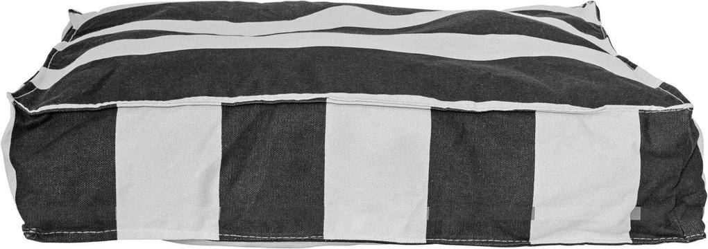 Perna de sezut Box, Negru, Cotton 50x10x50 cm
