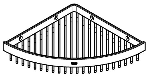 GROHE Selection Cube 40809000 - Suport săpun din sârmă, 20 × 20 cm, crom lucios