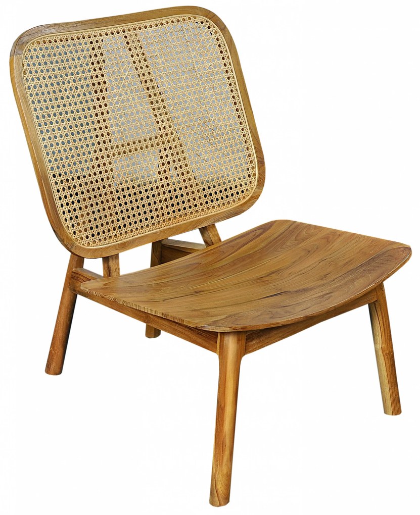 Scaun din ratan si lemn de tec Sit&amp;Chairs