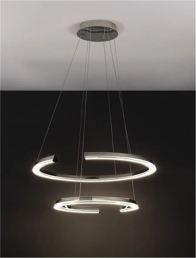 Lustra LED suspendata design circular ELMO