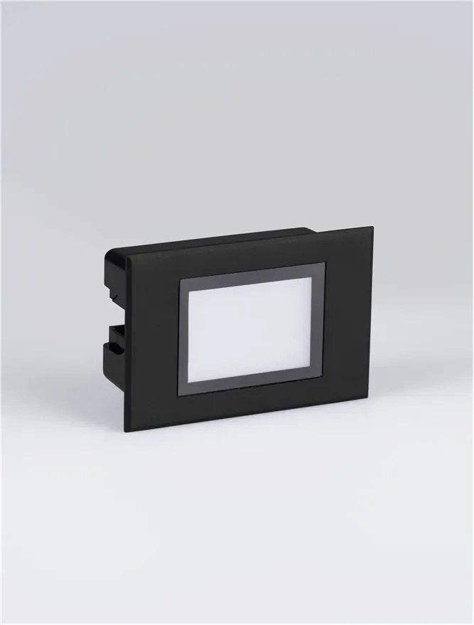 Spot LED incastrabil exterior, ambiental, IP65, RUDY negru