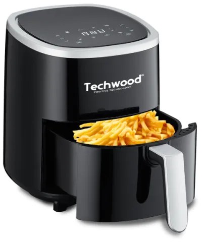 Friteuza cu aer cald Techwood TFR-358SHD, 3.5L, 1200W, 8 programe, 80 - 200 °C