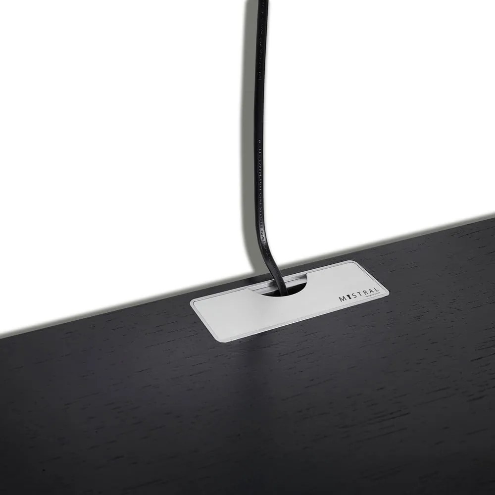 Comodă TV neagră/bej 133x22 cm Mistral – Hammel Furniture