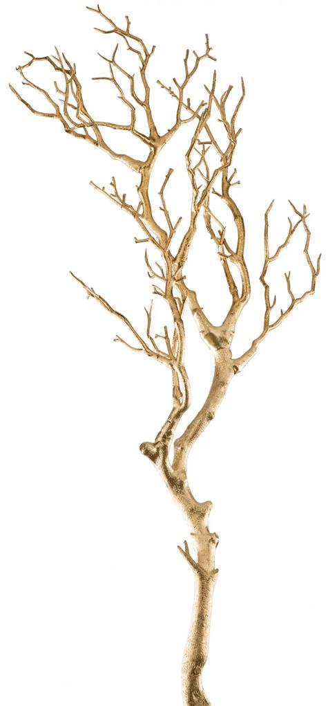 Crenguta artificiala Twig, Fibre artificiale, Auriu, 80 cm
