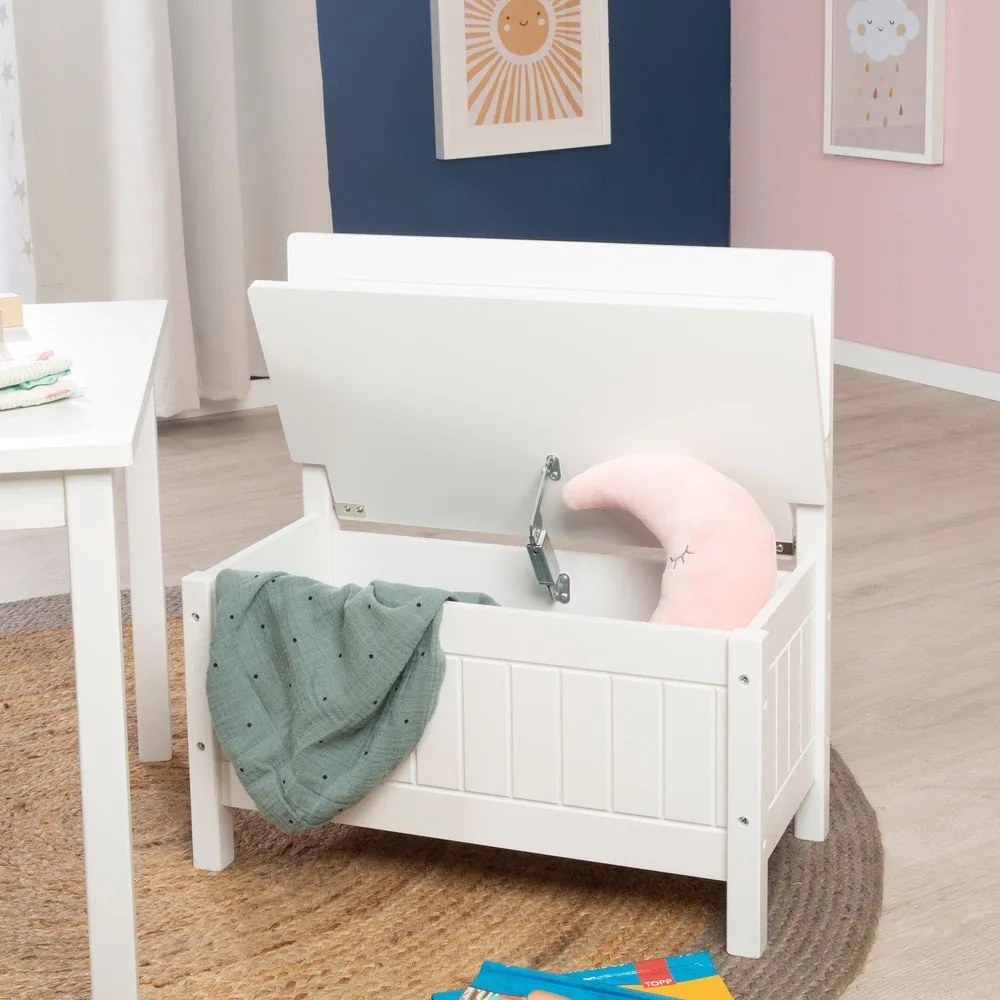 Bancă de copii albă – Roba