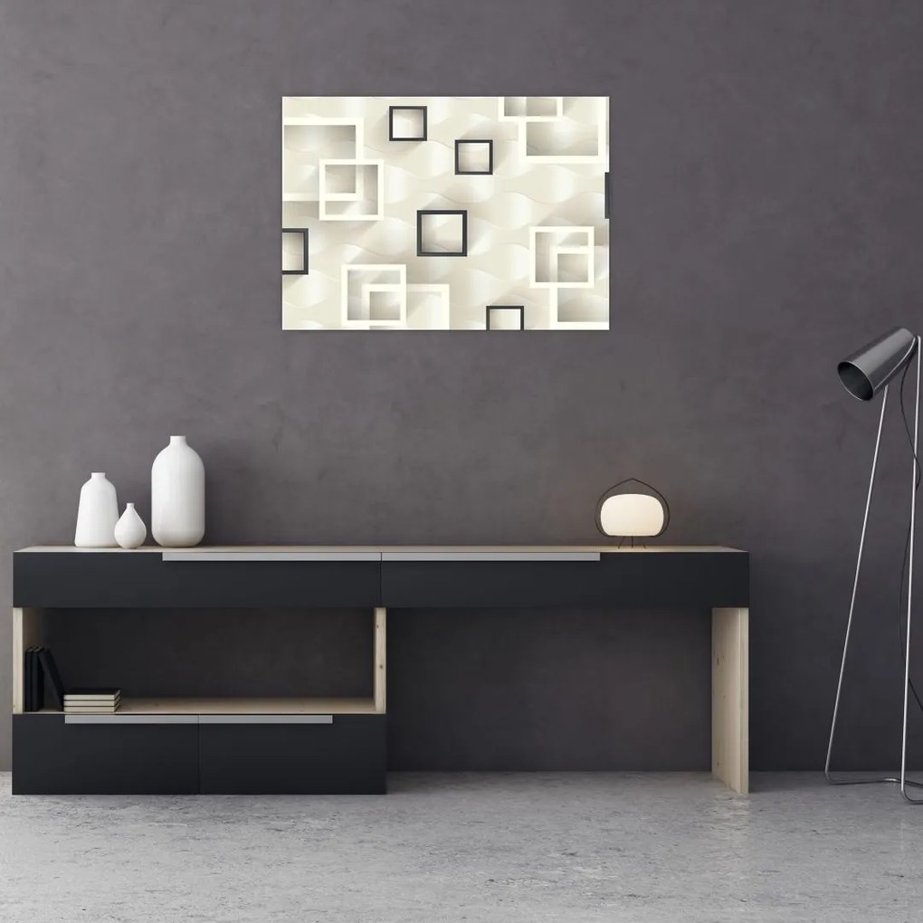 Tablou geometric abstract (70x50 cm)