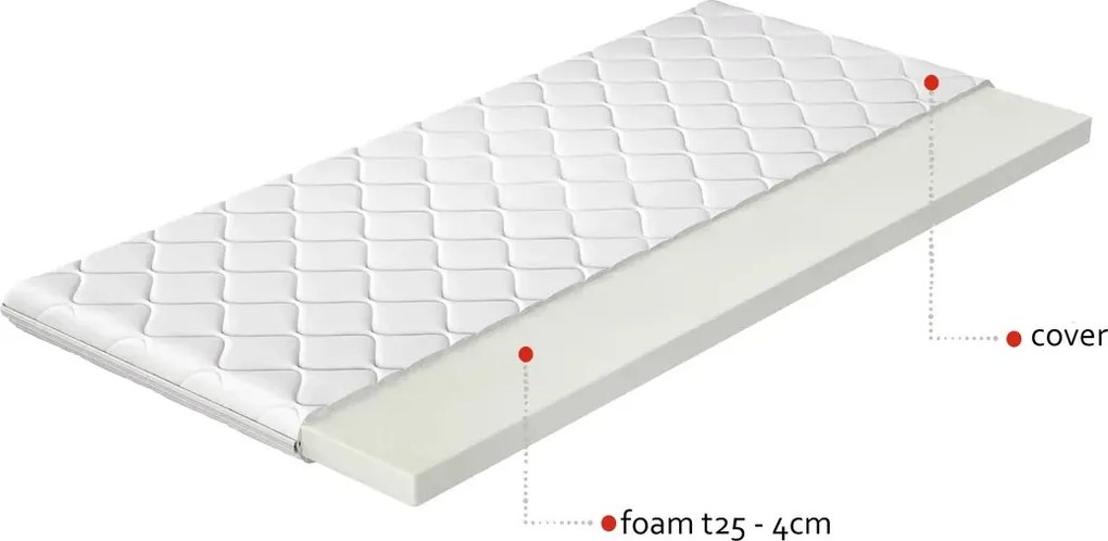 Topper lemn masiv T25 160x200