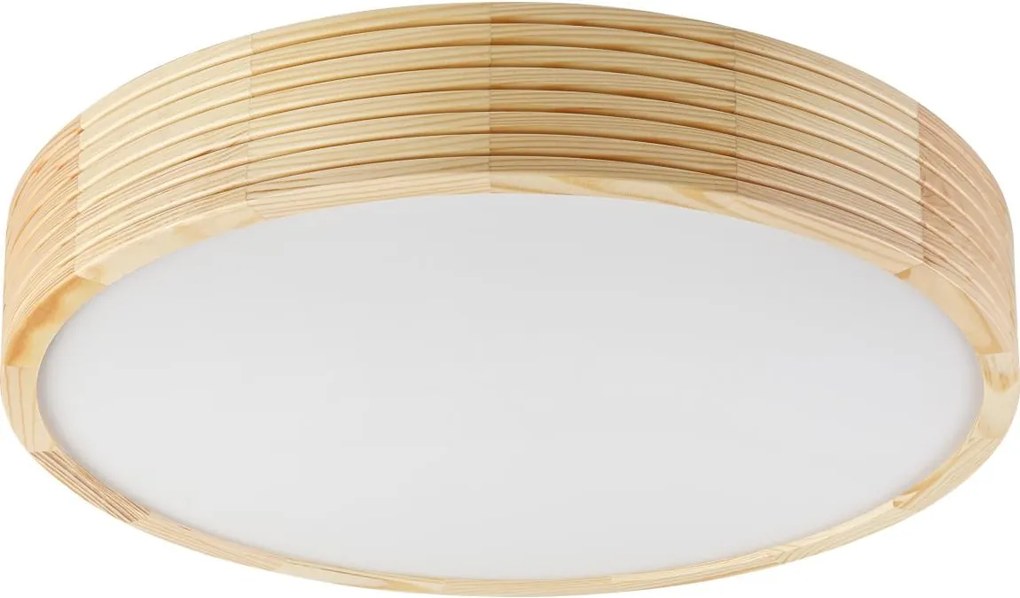 Plafonieră NATURAL MODERN 3xE27/15W/230V, diametru 47,5 cm, lemn de pin