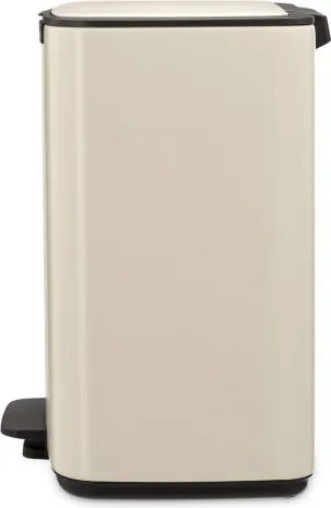 Cos de gunoi Brabantia Bo Pedal 1010123, 12 l, Inchidere usoara, Baza antiderapanta, Bej