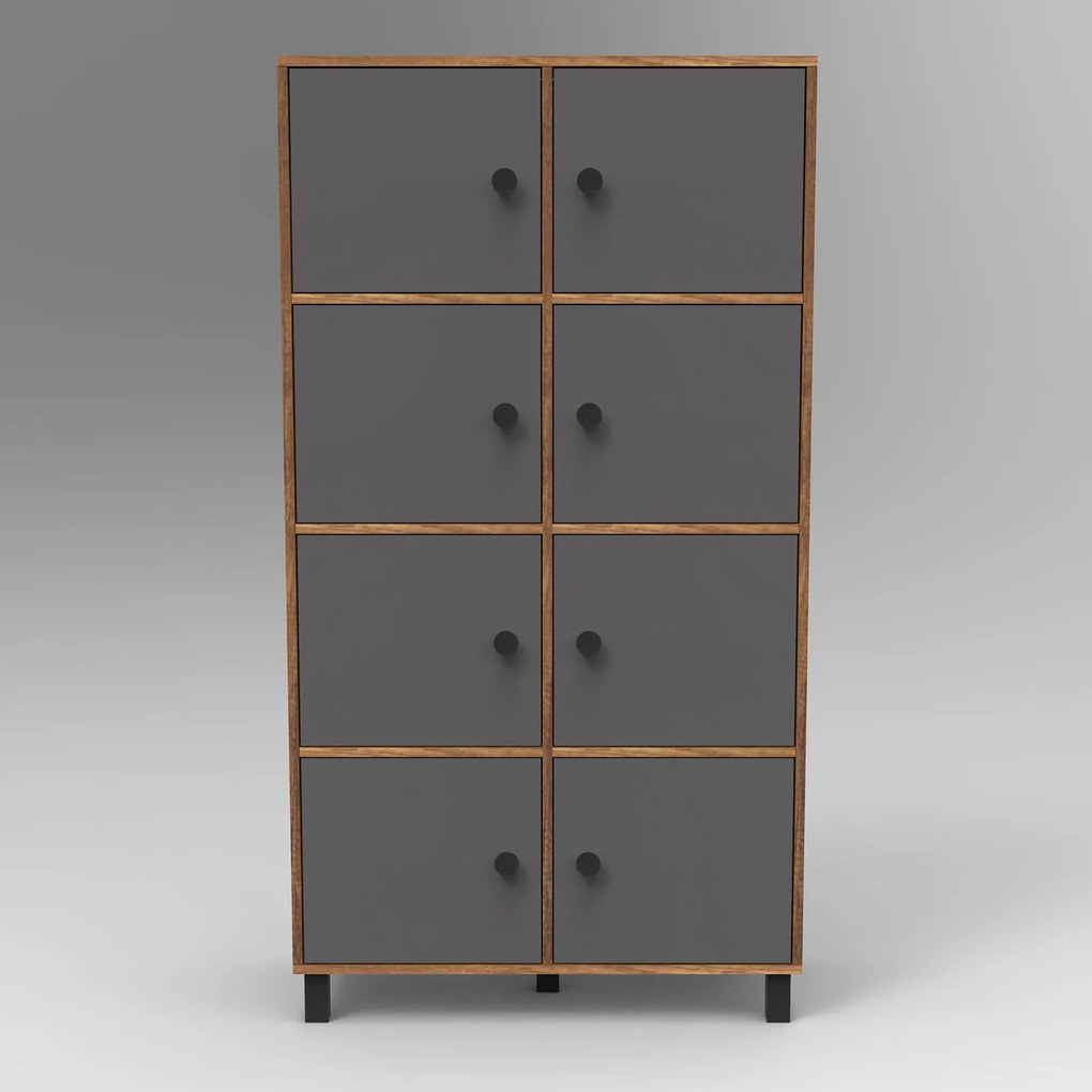 Dulap Minnie 06 (Nuc + Antracit). 1072610