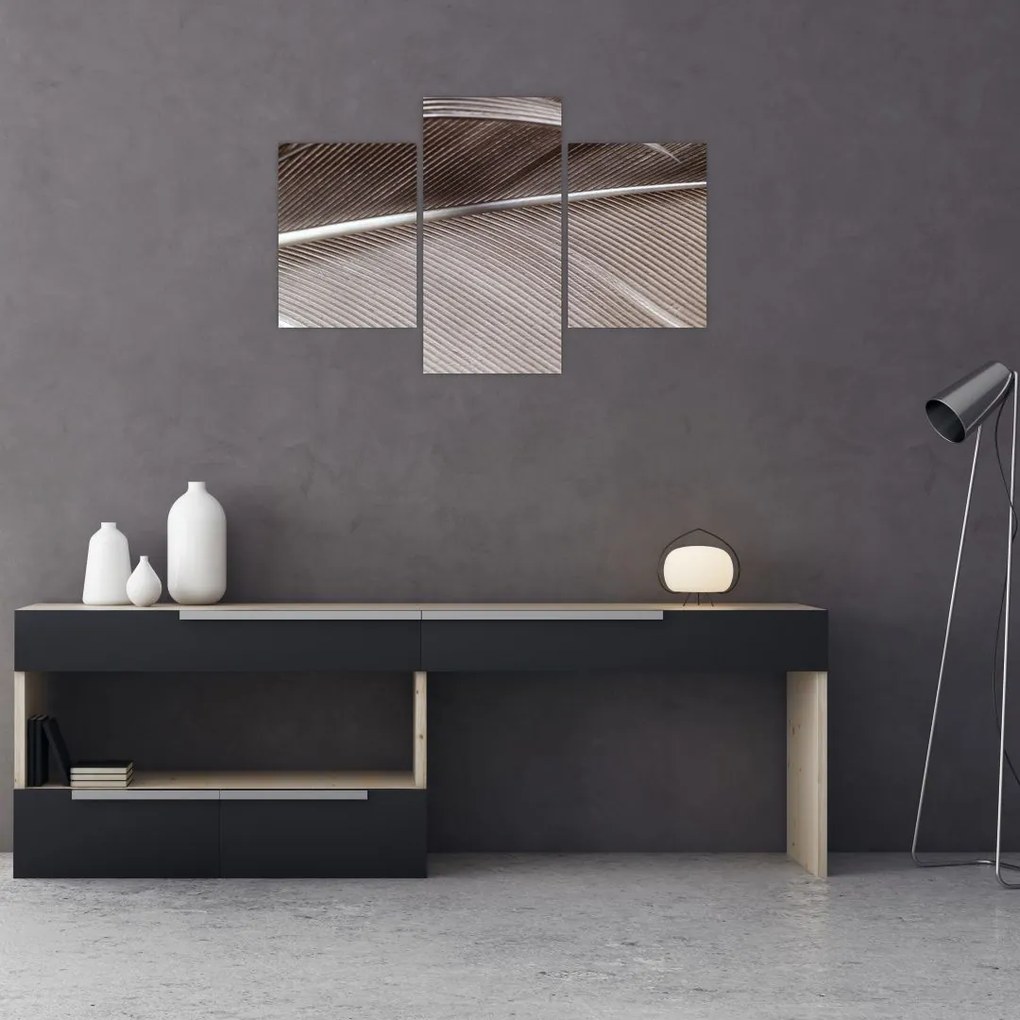 Tablou cu fibre abstacte (90x60 cm)