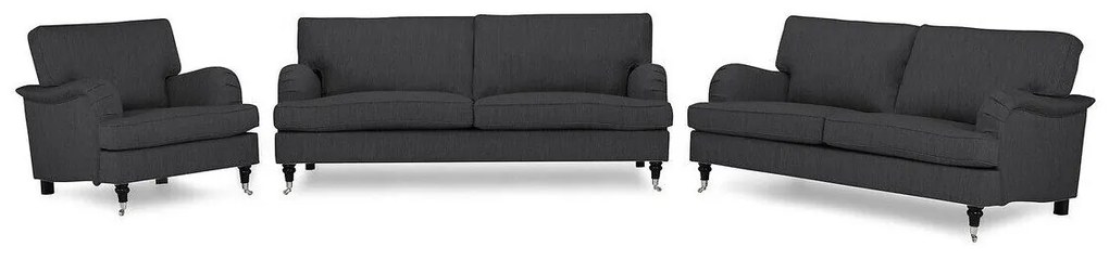 Set mobilier tapițat Bloomington A126Tapiterie, Picioare: Lemn, Role, Metal