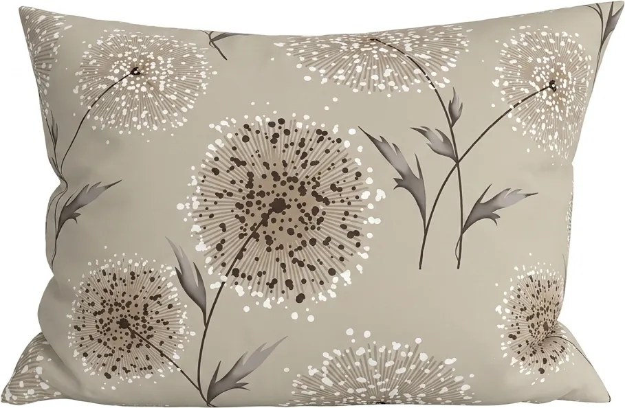 Husa din bumbac pentru perna PAMPELINO 50x70 cm, maro deschis