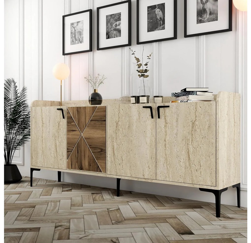 Dulap Vendel (Nuc + Travertin) . 1102623