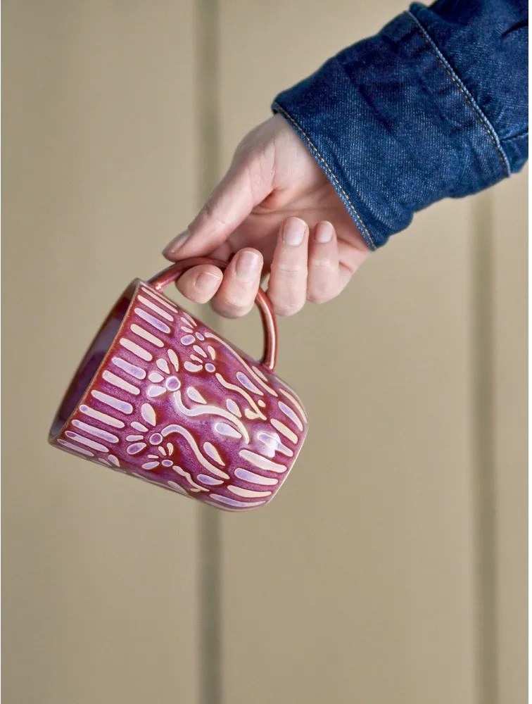 Cană mov din gresie ceramică 150 ml Samsin – Bloomingville