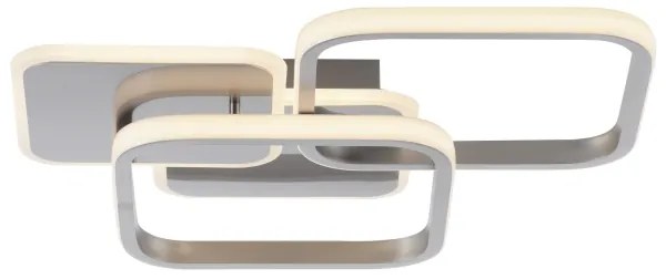 Plafonieră LED/36W/230V crom mat Leuchten Direkt 14117-55