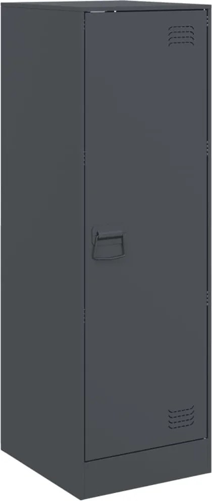 vidaXL Servantă, antracit, 34,5x39x107 cm, oțel