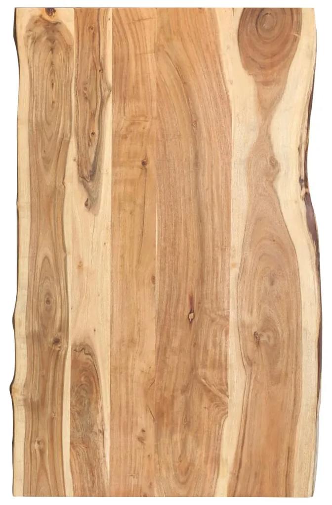 286332 vidaXL Blat de masă, 100x(50-60)x3,8 cm, lemn masiv de acacia