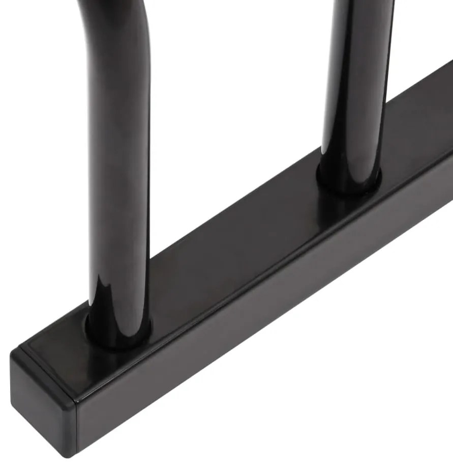 Suport de biciclete, pentru 6 biciclete, negru, otel