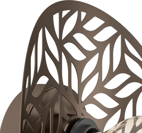 Eglo 44125 - Aplică de perete SWABY 1xE27/60W/230V, bronz