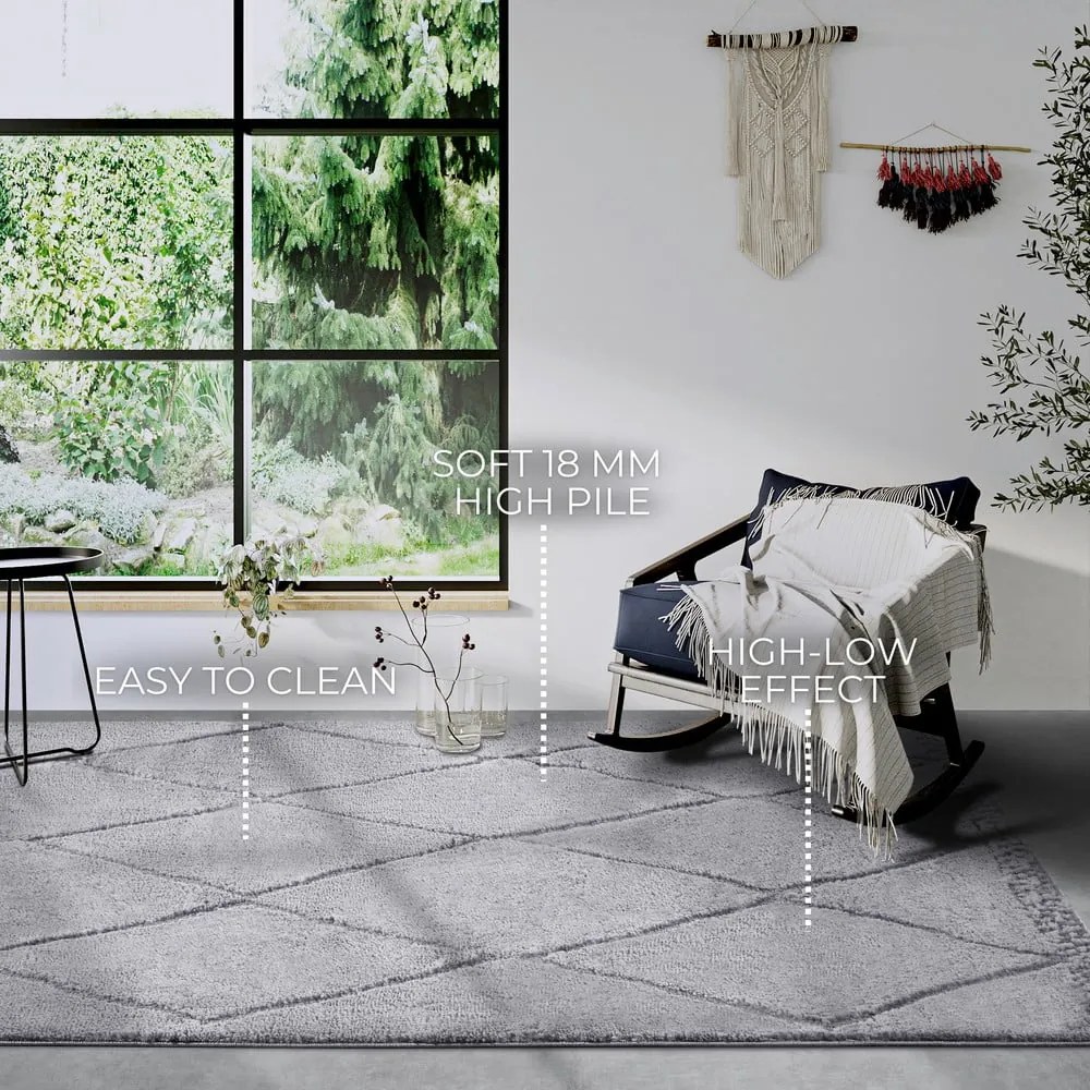 Covor crem 200x280 cm Perrotin Cream White – Elle Decoration