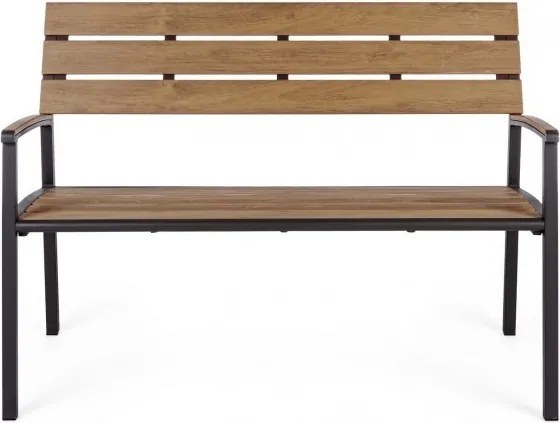 Bancă din aluminiu, antracit, 123x59x86 cm, Isak Yes