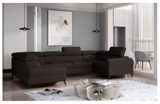 Colțar Escada 336cm Brun