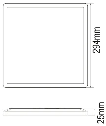 Plafonieră LED pentru baie Globo 41563-18W SAPANA LED/18W/230V IP44