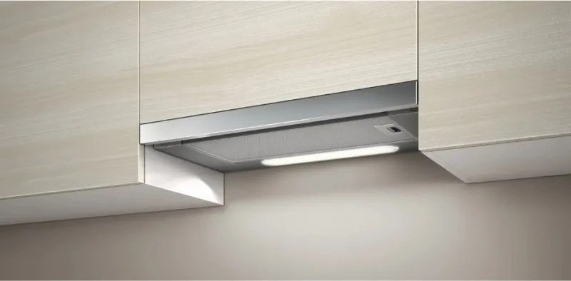 Hota de bucătărie încastrabilă Elica Elite 14 Lux GRIX 60, 121 W, 60 cm, clasa D, 304 m³/h, iluminare LED, oțel inoxidabil