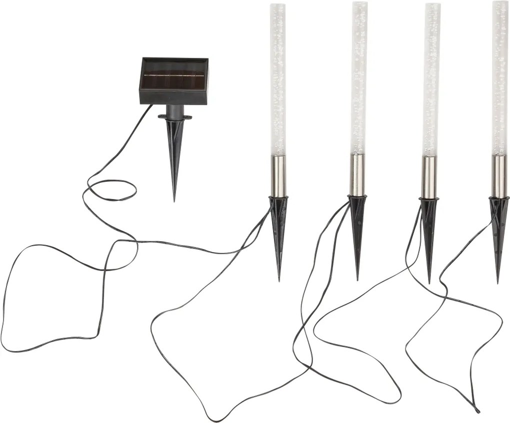 Rabalux 7876 - SET 4xLED Lampă solară exterior cu senzor SOLAR LED/0,24W/1xAA IP44