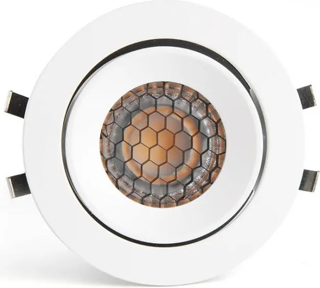 Spot LED incastrat directionabil IP44 KIVI alb 5W 2700K
