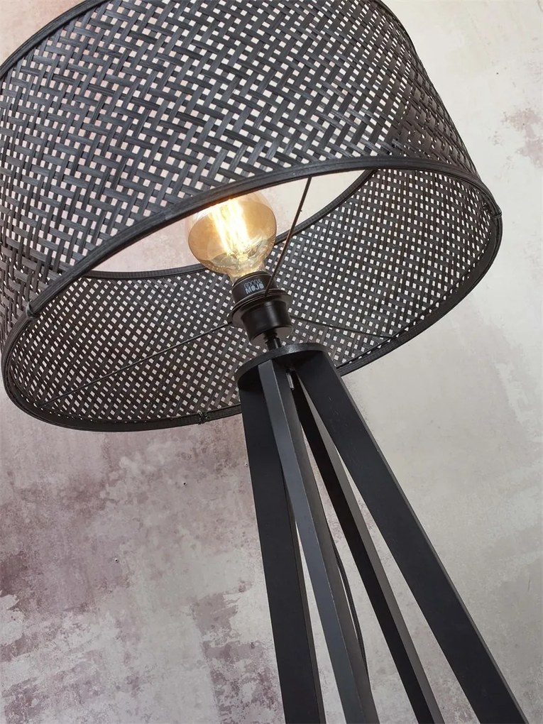Lampadar eco din bambus Java 4-legs bl/50x22, bl