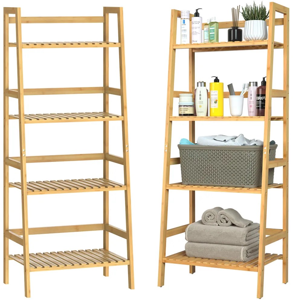 Deuba Raft din bambus 123x48x32 cm