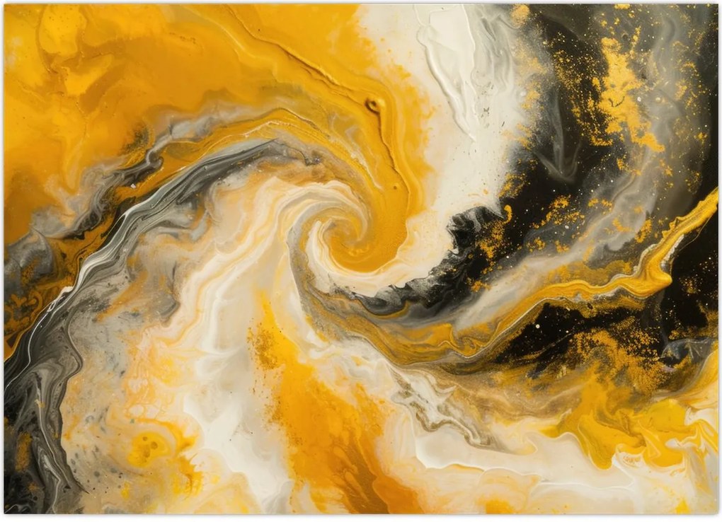 Tablou - Abstractizare în spirală (70x50 cm)