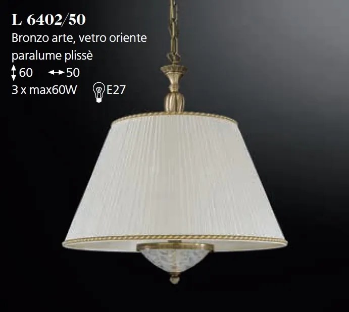 Lustra suspendata din alama design italian D-50cm 6402