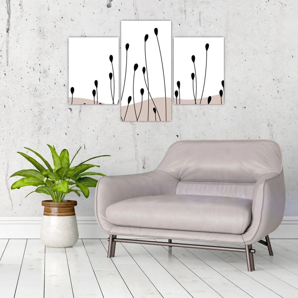 Tablou - Pajiște grafică N⁰1 (90x60 cm)