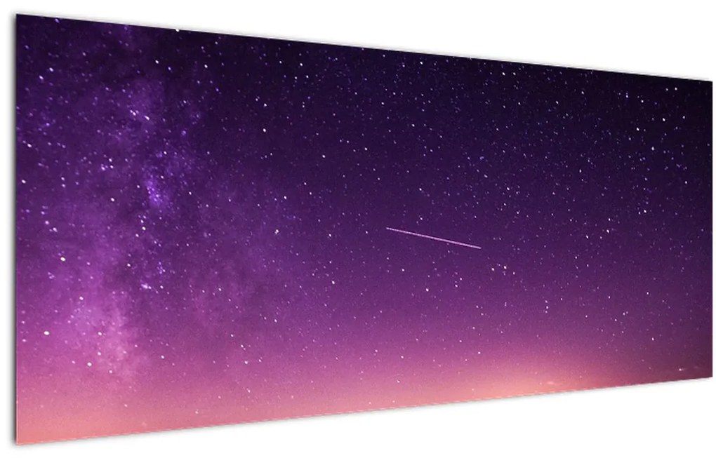 Tablou cu cerul și stea căzând (120x50 cm)