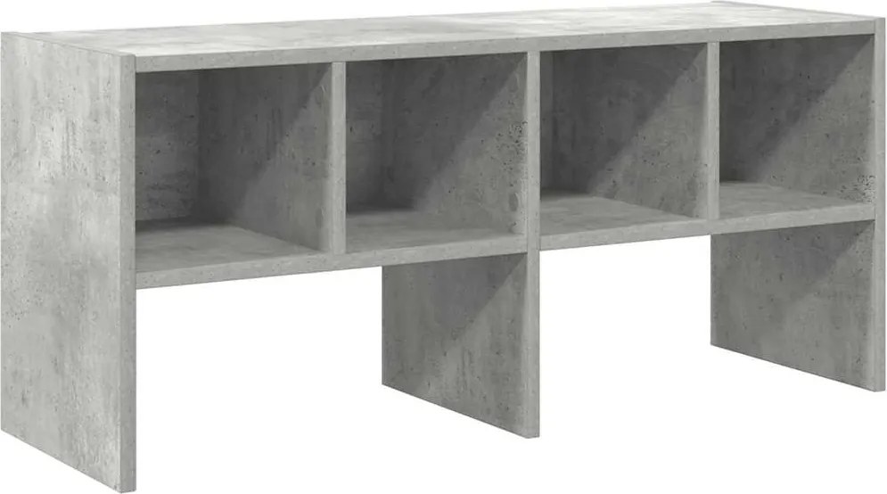vidaXL Suport pantofi stivuibil beton gri 89,5x30x40 cm