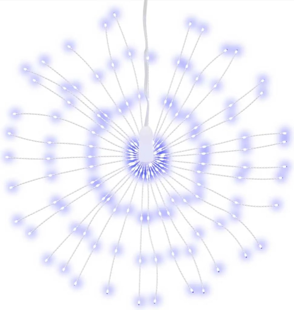 vidaXL Lumină stelară de Crăciun 140 LED-uri, albastru, 17 cm