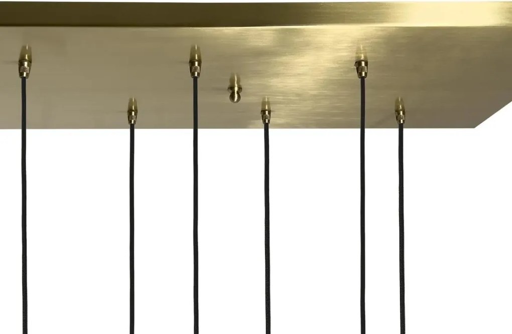 Lustra cu 6 pendule din alama personalizabila Vesta