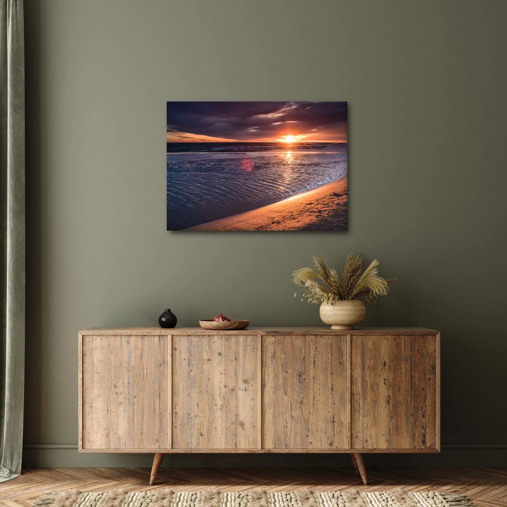 Tablou cu apus de soare (70x50 cm)