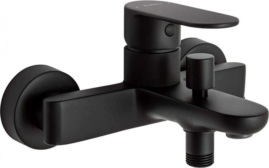 Baterie cada culoare neagra Deante, Alpinia Negru mat