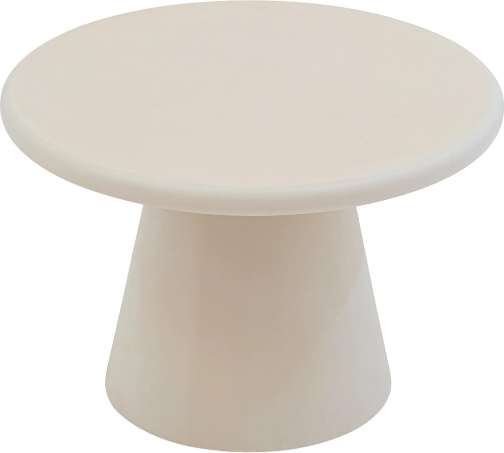 Măsuță de cafea rotundă Clav 60 cm - bej