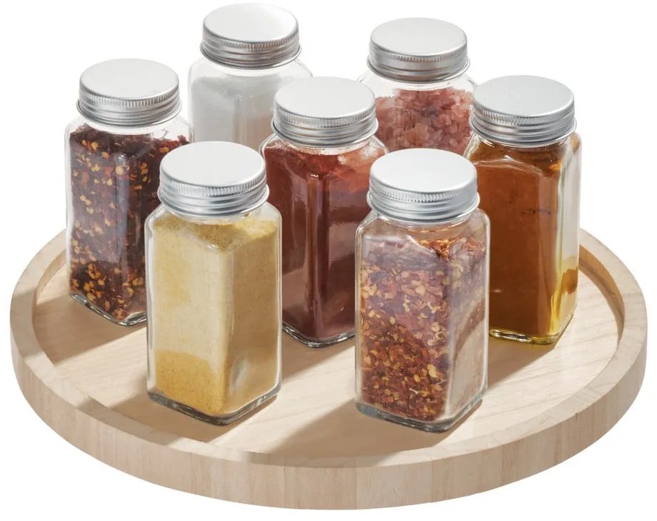 Organizator de bucătărie din lemn paulownia iDesign, ø 26,7 cm