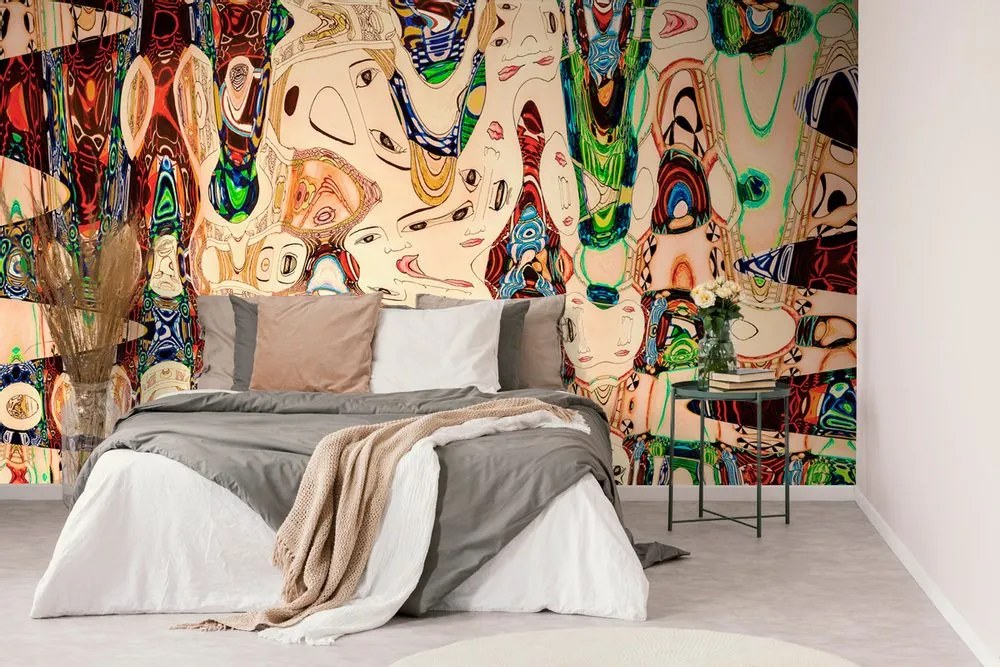 Tapet mama în design abstract
