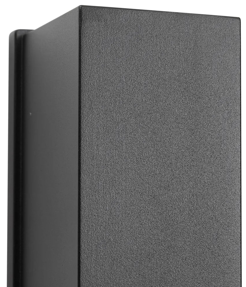 Lampă de perete neagră magnetică cu LED reîncărcabilă - Baleno