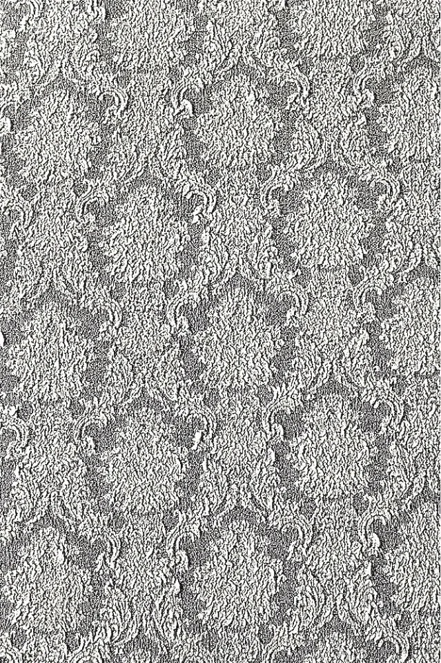 Set 6 huse elastice pentru scaune, cu volanas, model Jacquard Alb