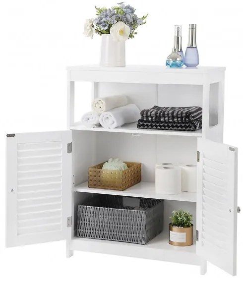 Comoda Baie Cottage Alb, 60 Cm